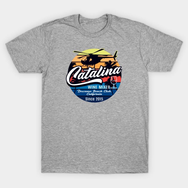 Catalina Wine Mixer Lts T-Shirt by Alema Art